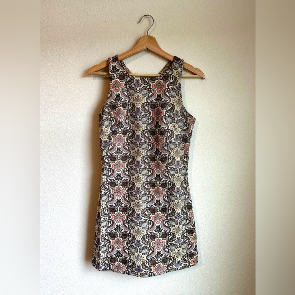 Zara Brocade Mini Dress